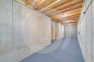 Cold storage room interior of home used to store fresh and perishable food