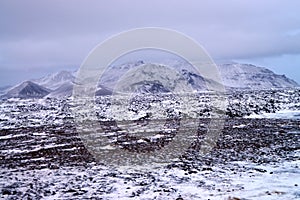 The Highlands of Iceland in Winter photo