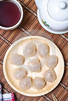 Cold tapioca balls