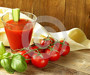 cold tomato gazpacho soup