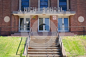 Cold War Era High School Entrance photo