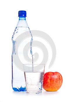 Cold water with fruit