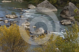 Cold waters of the Gallego river, Aragonese pre-Pyrenees, Spain