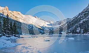 Cold Winter Day in Rocky Mountain National Park