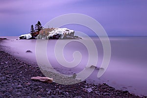 Hollow Rock Winter photo