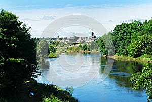 Coldstream on river tweed