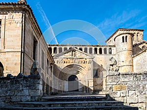 Colegiata church of Santa Juliana in Santillana del Mar, Cantabria, Spain