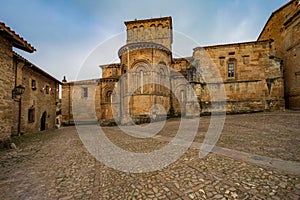 Colegiata Santillana del Mar Cantabria - Spain. Romanesque art of the twelfth century. photo