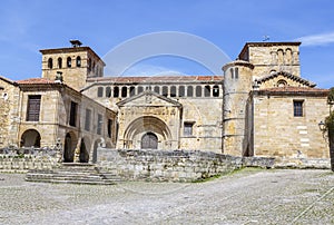 Colegiata in Santillana del Mar, Spain. photo