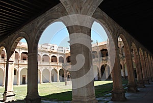 Colegio Mayor del Arzobispo Fonseca or also known as Palacio del Arzobispo Fonseca, Salamanca Spain. photo