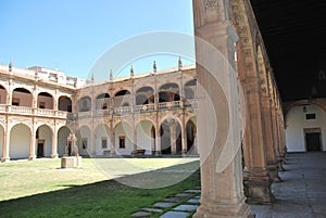 Colegio Mayor del Arzobispo Fonseca or also known as Palacio del Arzobispo Fonseca, Salamanca Spain. photo