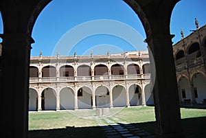 Colegio Mayor del Arzobispo Fonseca or also known as Palacio del Arzobispo Fonseca, Salamanca Spain. photo