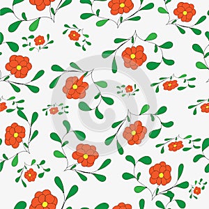 Colful background with flowers