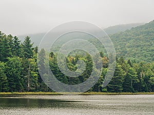 Colgate Lake, in the Catskill Mountains, New York photo