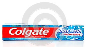 Colgate Max Fresh with Breath strips toothpaste