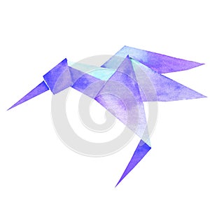 Colibri logo. Color colibri. Bird logo.
