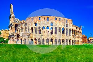 Coliseum. Ancient, beautiful, incredible Rome