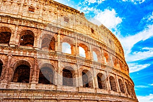 Coliseum. Ancient, beautiful, incredible Rome