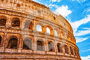 Coliseum. Ancient, beautiful, incredible Rome