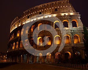 Coliseum at dawn, Rome, Italy