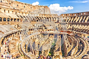 The Coliseum inside view