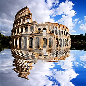 Coliseum in Rome, Italy