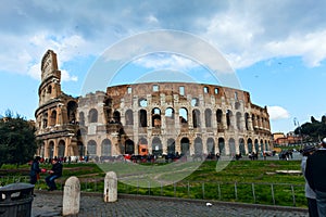Coliseum in Rome, Italy