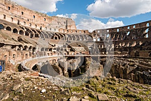 The Coliseum in Rome.