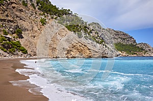 Coll Baix beach on Mallorca, Spain