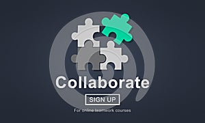 Collaborate Join Partnership Support Togetherness Concept