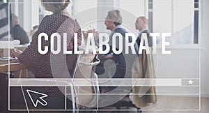 Collaborate Partnership Agreement Solution Strategy Concept photo