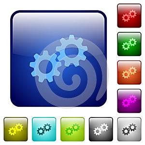 Collaboration color square buttons