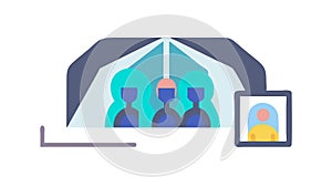 Collaborative Building, Team Construction, Project Development, vector design Generative AI