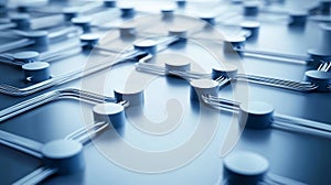 Collaborative Network Data Streams Flowing Between Interconnected Nodes