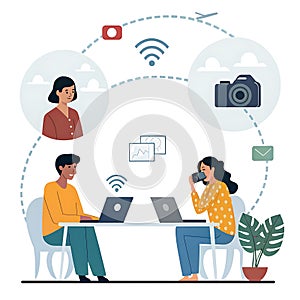 Collaborative remote Work and Digital Communication