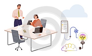 Collaborative Teamwork and Cloud-Based Business Planning for Innovation