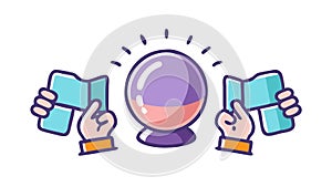 Collaborative Visioning, Shared Future Goals, Strategic Planning, vector design Generative AI