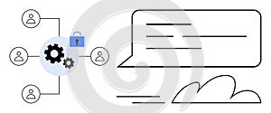 Collaborative Workflow with Secure Data Sharing and Communication in Cloud Systems