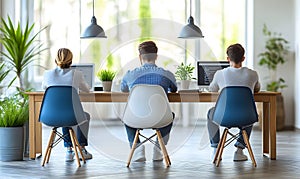 AI-Generated Teamwork Image