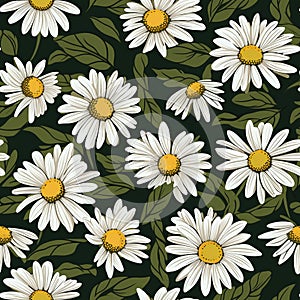 Collage art daisy image for eye-catching attention