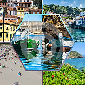 Collage of Asturias Spain Europe