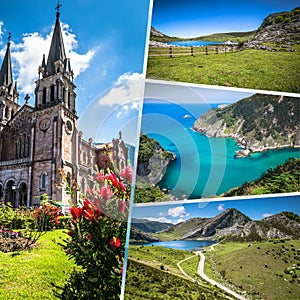 Collage of Asturias Spain Europe