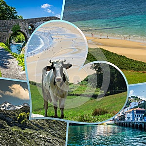 Collage of Asturias Spain Europe