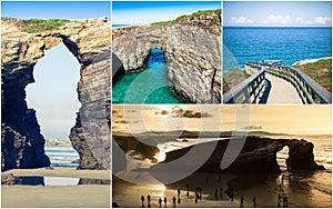 Collage of Asturias Spain Europe