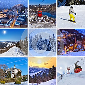 Collage of Austria images
