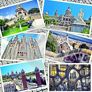 Collage of Barcelona