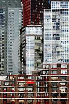 Collage of buildings in Rotterdam