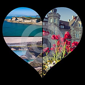 Collage of Cantabria Spain.
