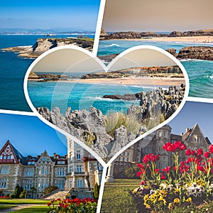 Collage of Cantabria Spain.