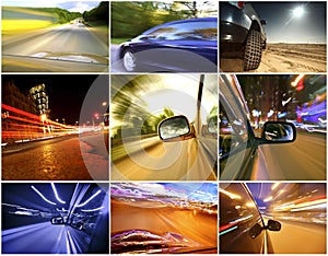 Collage of cars